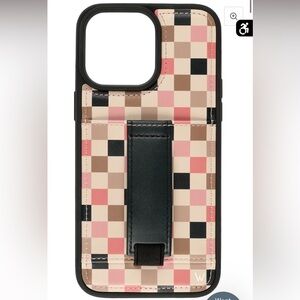 Walli x Harmony Beus Checkmate case. iPhone 15 pro max.